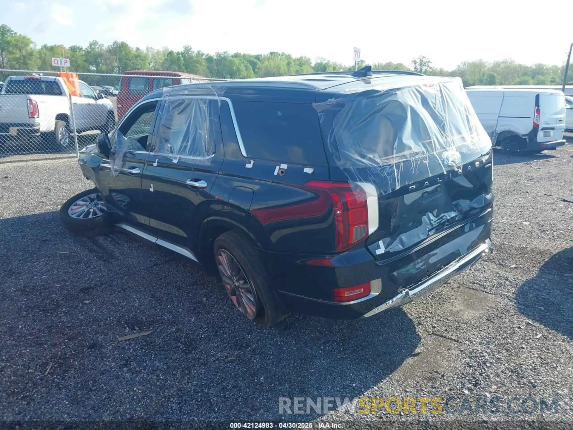 3 Photograph of a damaged car KM8R5DHE3LU057298 HYUNDAI PALISADE 2020