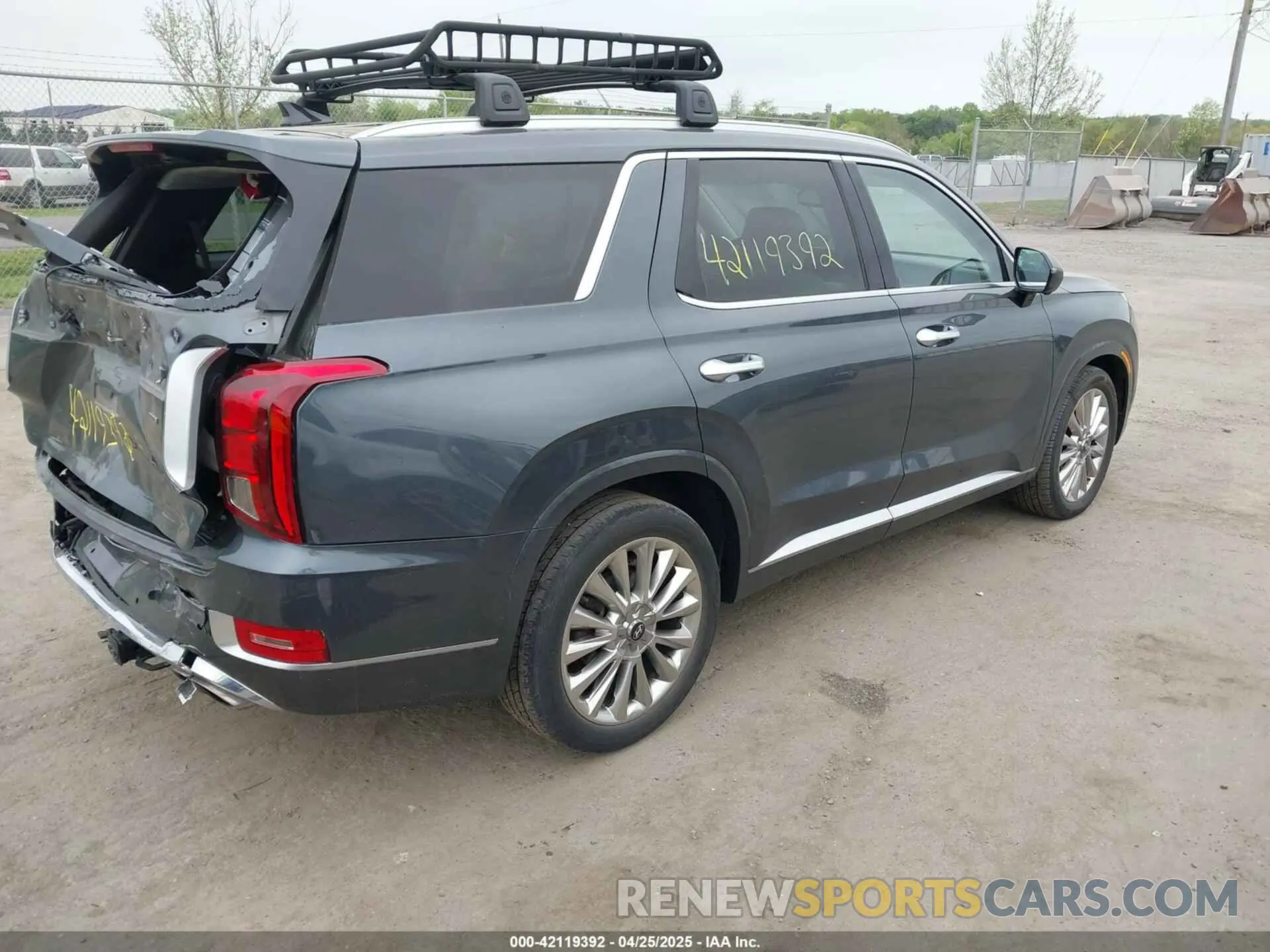4 Фотография поврежденного автомобиля KM8R5DHE4LU124555 HYUNDAI PALISADE 2020