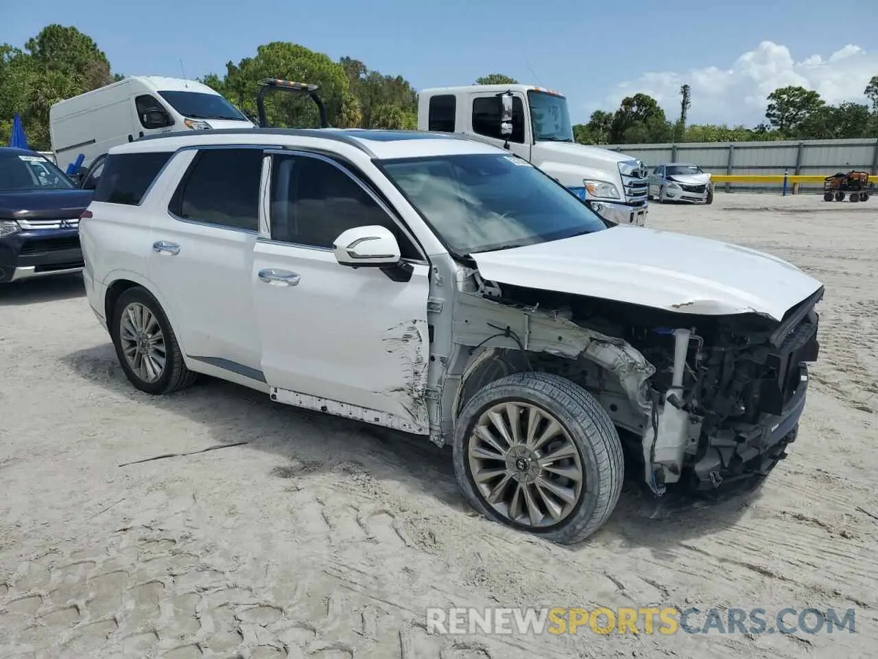 4 Фотография поврежденного автомобиля KM8R5DHE5LU050126 HYUNDAI PALISADE 2020
