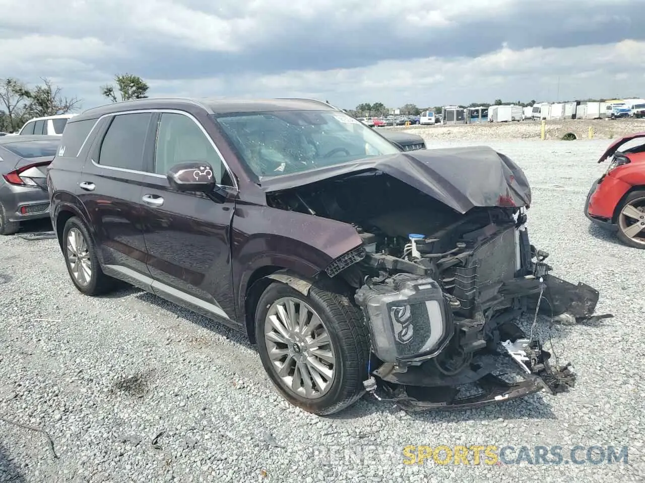 4 Photograph of a damaged car KM8R5DHE6LU055657 HYUNDAI PALISADE 2020