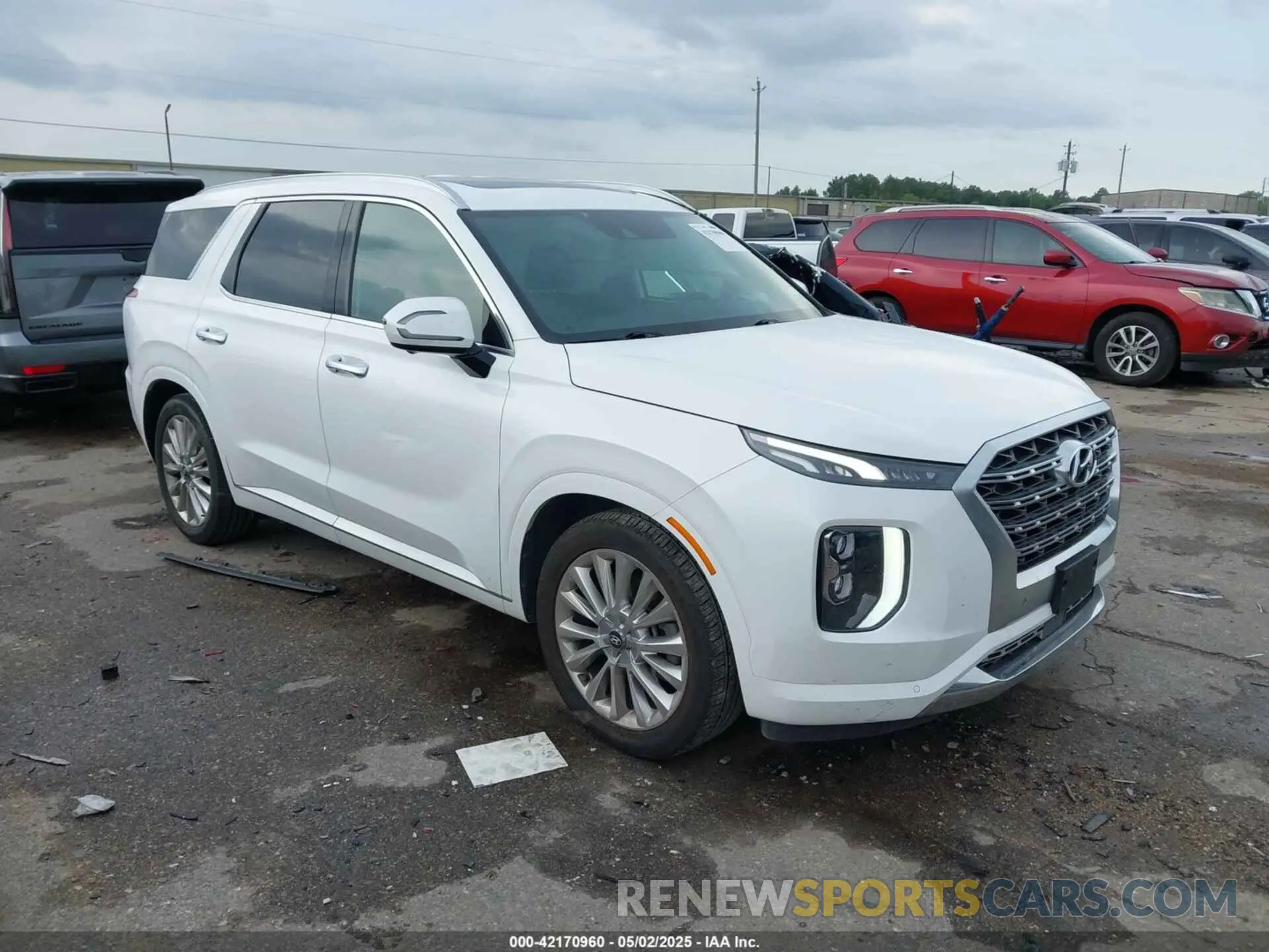 1 Photograph of a damaged car KM8R5DHE6LU121785 HYUNDAI PALISADE 2020