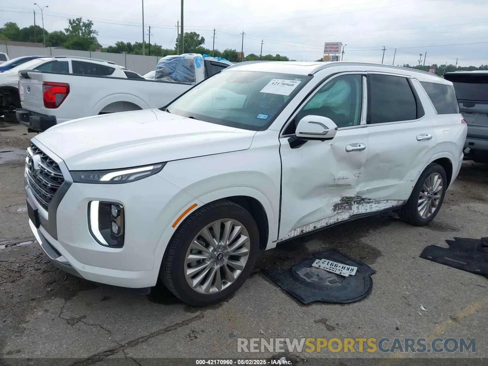 2 Photograph of a damaged car KM8R5DHE6LU121785 HYUNDAI PALISADE 2020