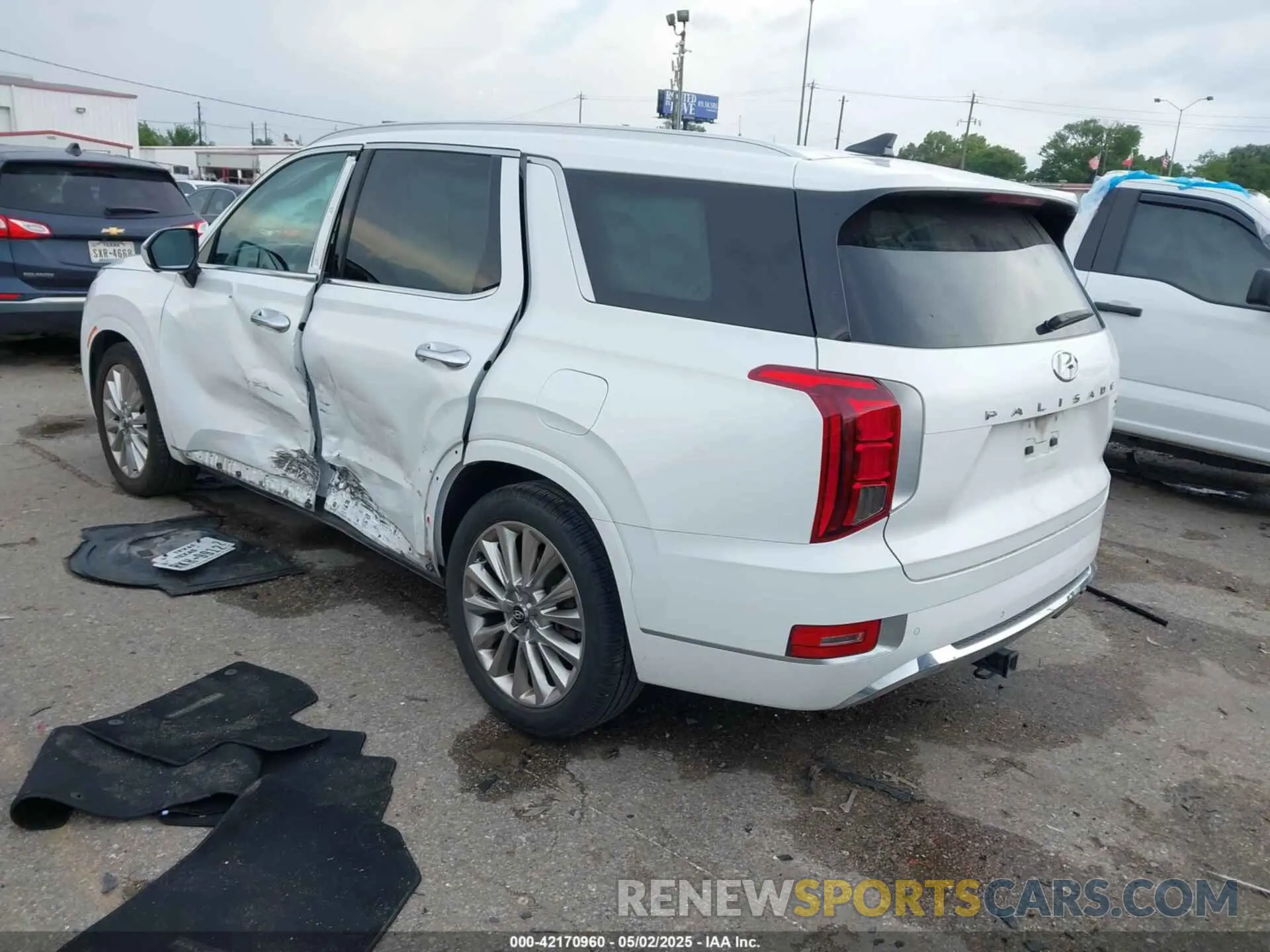 3 Photograph of a damaged car KM8R5DHE6LU121785 HYUNDAI PALISADE 2020