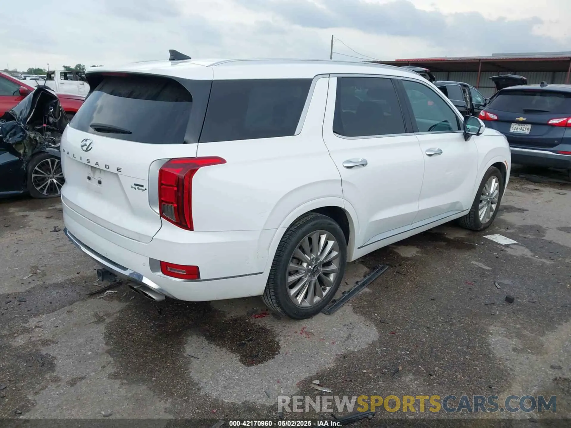 4 Photograph of a damaged car KM8R5DHE6LU121785 HYUNDAI PALISADE 2020