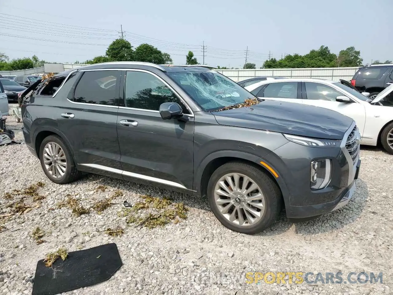 4 Фотография поврежденного автомобиля KM8R5DHE8LU104583 HYUNDAI PALISADE 2020
