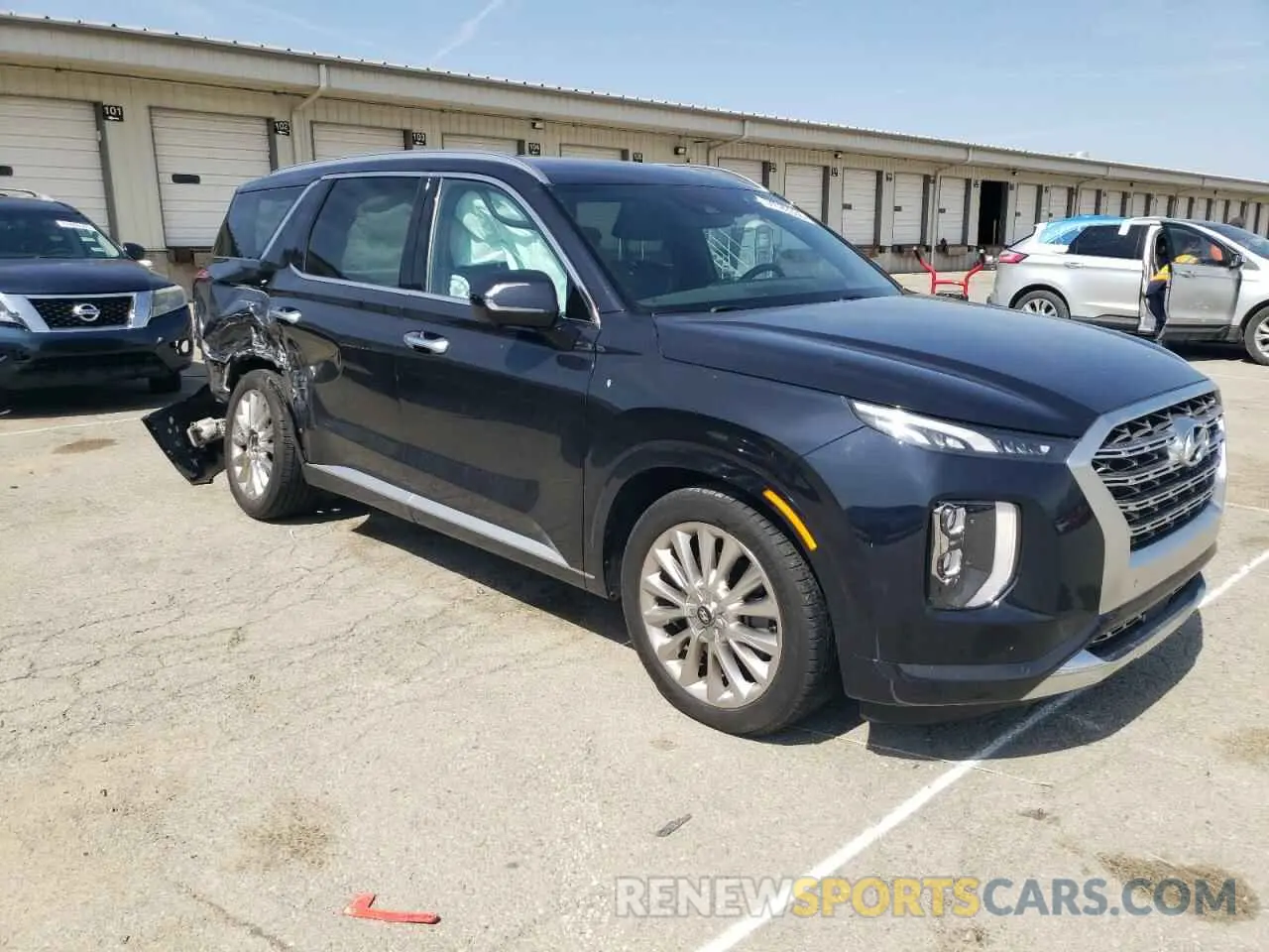 4 Фотография поврежденного автомобиля KM8R5DHE8LU161267 HYUNDAI PALISADE 2020