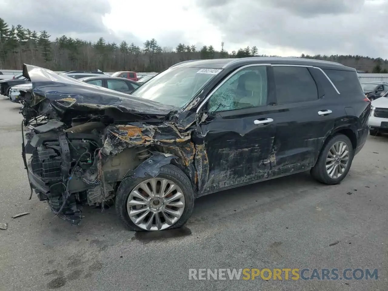 1 Фотография поврежденного автомобиля KM8R5DHE9LU111896 HYUNDAI PALISADE 2020