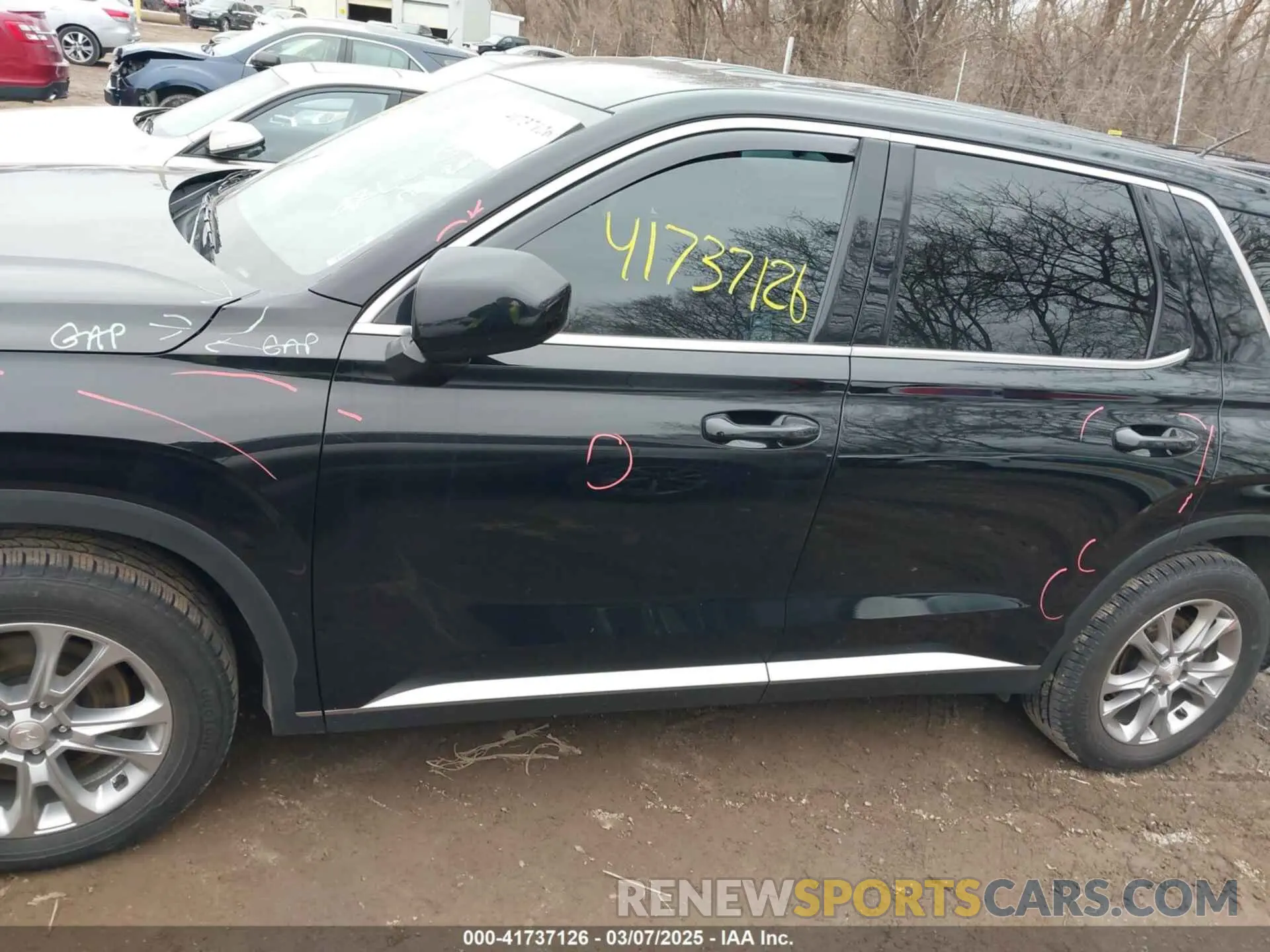 14 Photograph of a damaged car KM8R1DHE0MU222902 HYUNDAI PALISADE 2021