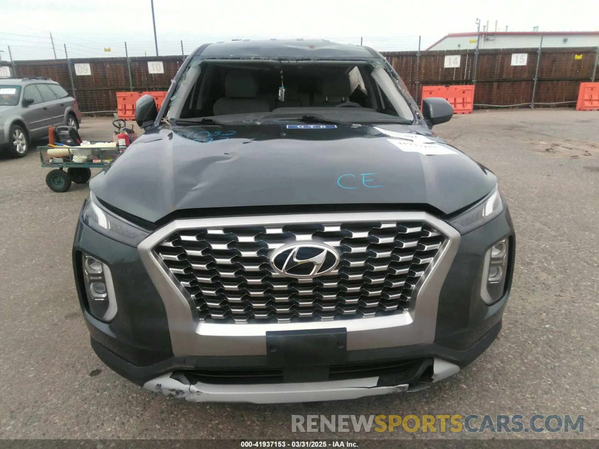 12 Фотография поврежденного автомобиля KM8R1DHE3MU272810 HYUNDAI PALISADE 2021