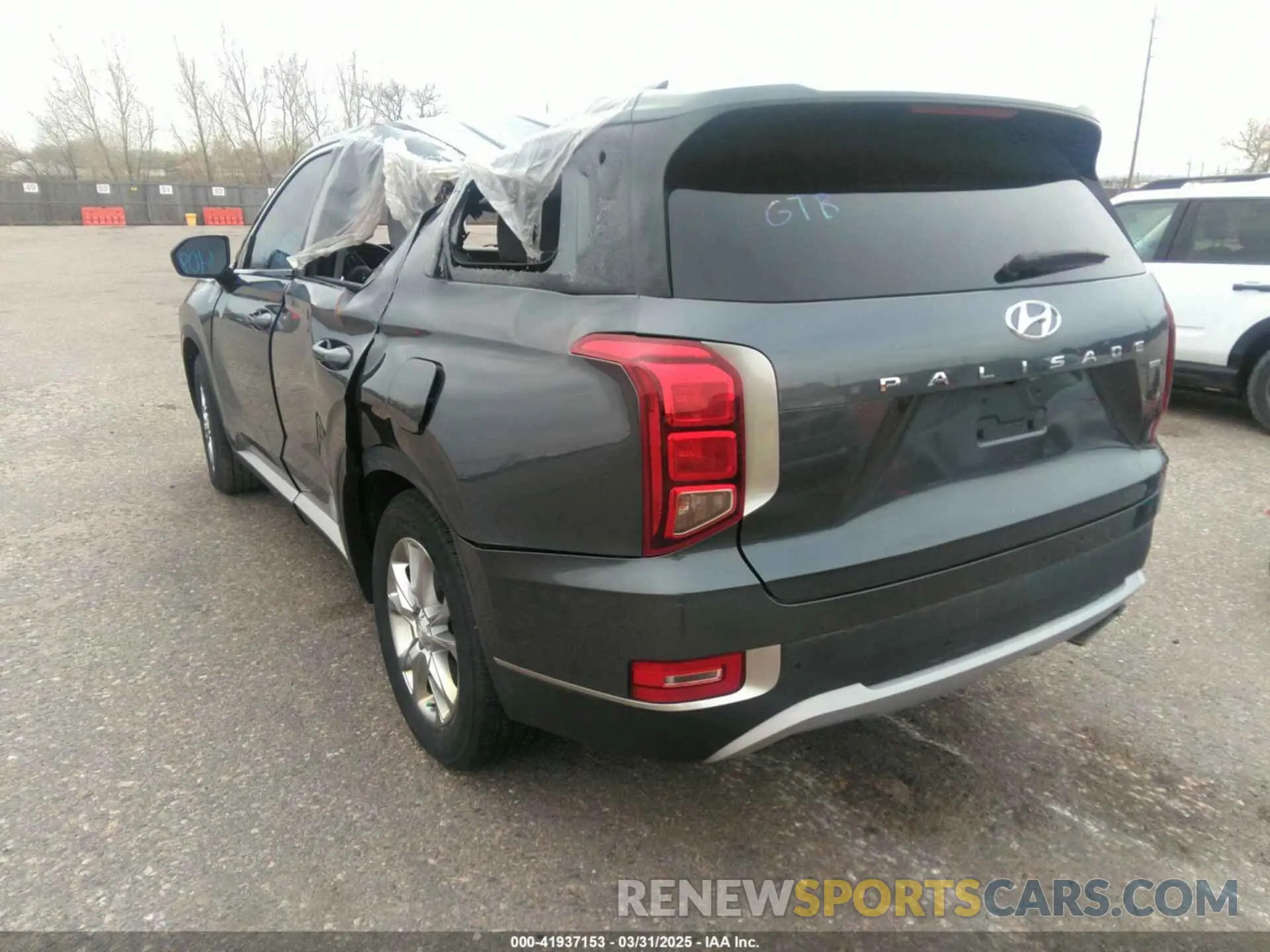 3 Фотография поврежденного автомобиля KM8R1DHE3MU272810 HYUNDAI PALISADE 2021