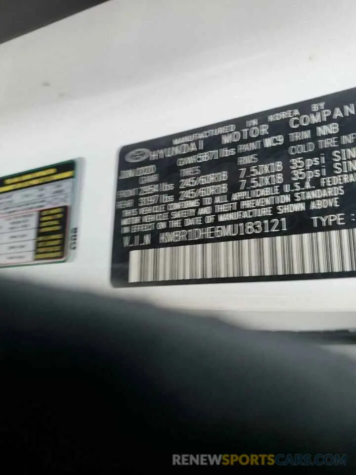 12 Фотография поврежденного автомобиля KM8R1DHE6MU183121 HYUNDAI PALISADE 2021