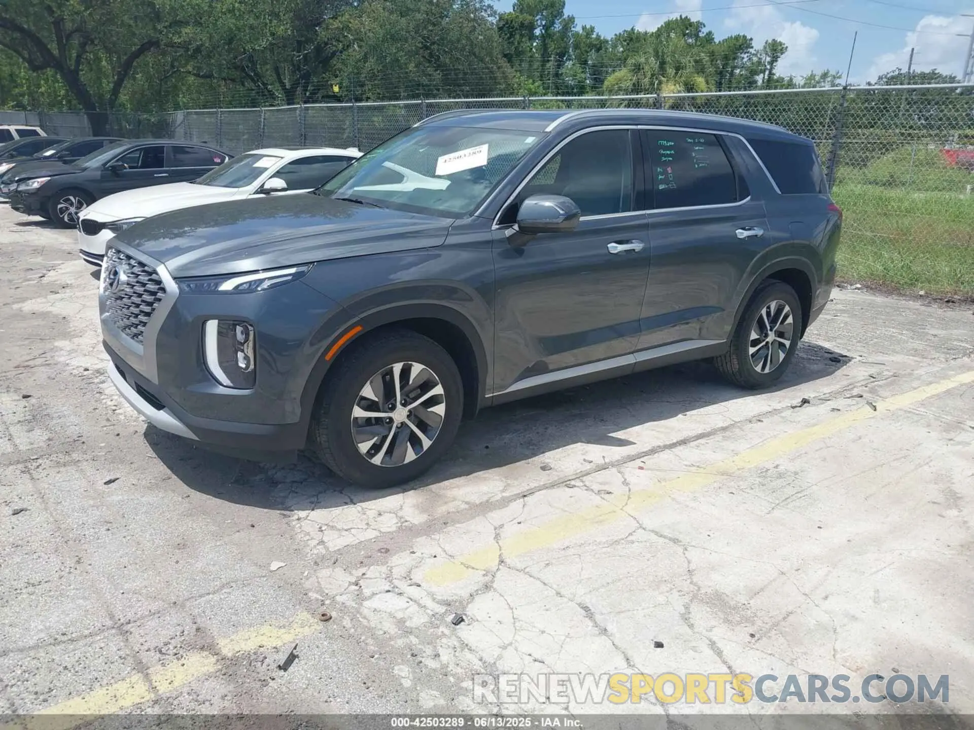 2 Photograph of a damaged car KM8R24HE3MU259200 HYUNDAI PALISADE 2021