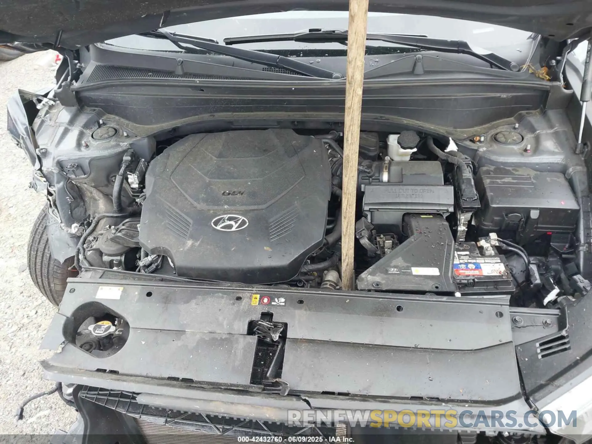 10 Photograph of a damaged car KM8R2DHE0MU330045 HYUNDAI PALISADE 2021