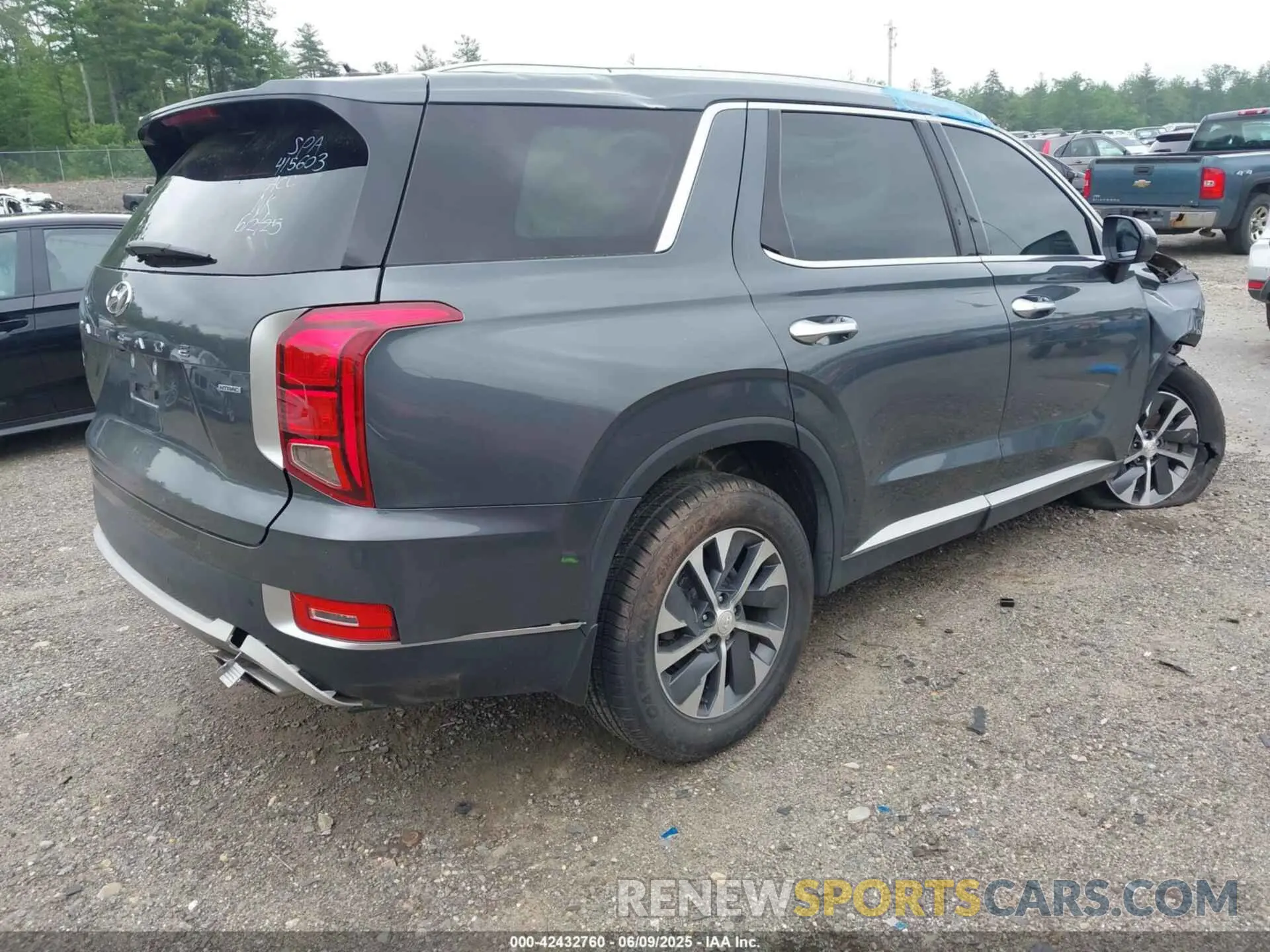 4 Photograph of a damaged car KM8R2DHE0MU330045 HYUNDAI PALISADE 2021