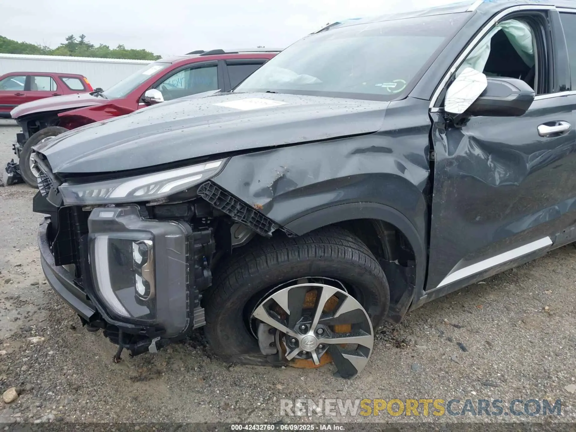 6 Photograph of a damaged car KM8R2DHE0MU330045 HYUNDAI PALISADE 2021