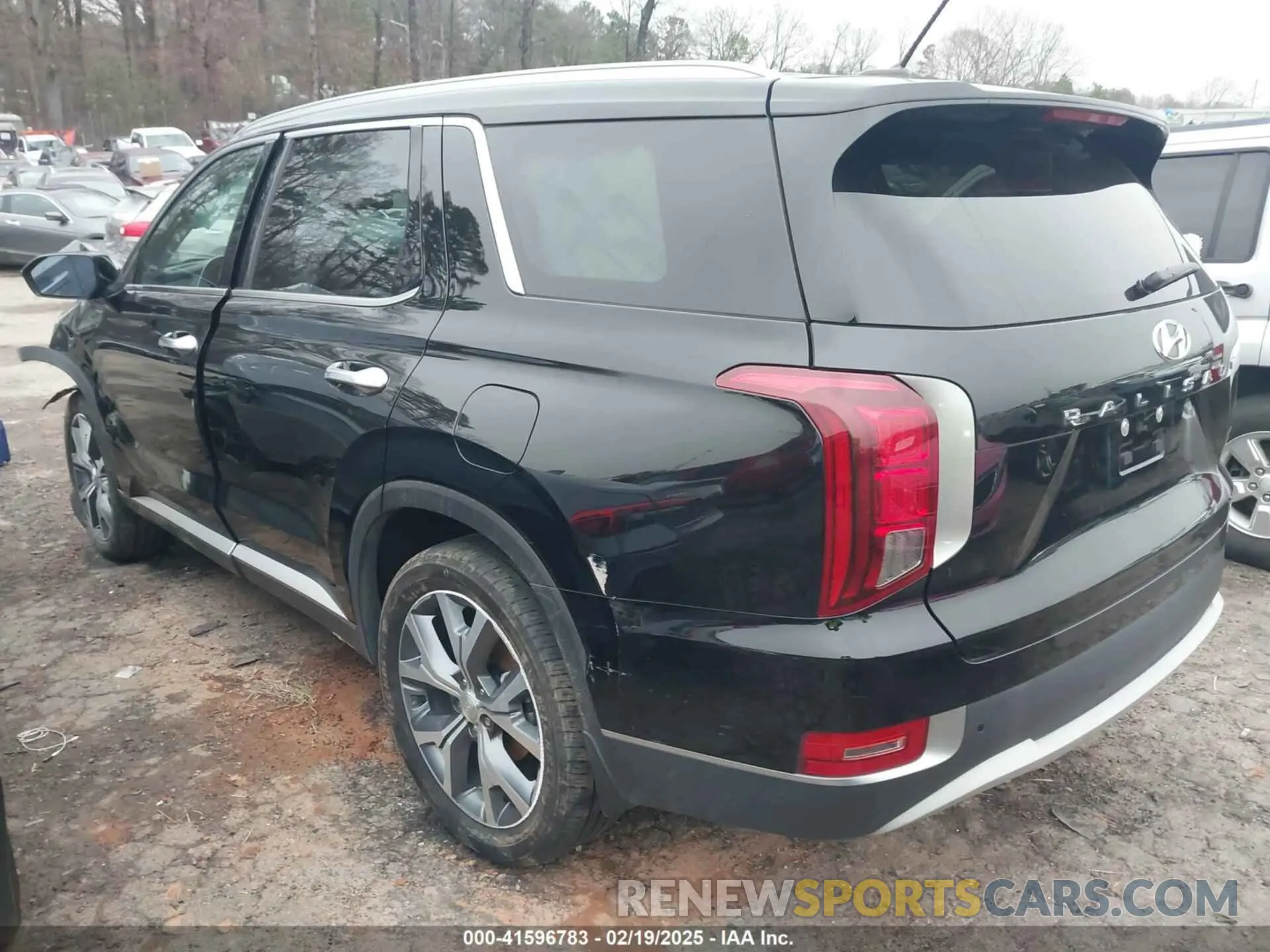 3 Фотография поврежденного автомобиля KM8R34HE0MU240956 HYUNDAI PALISADE 2021