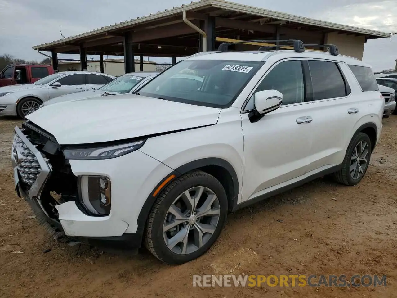 1 Фотография поврежденного автомобиля KM8R34HE1MU195753 HYUNDAI PALISADE 2021