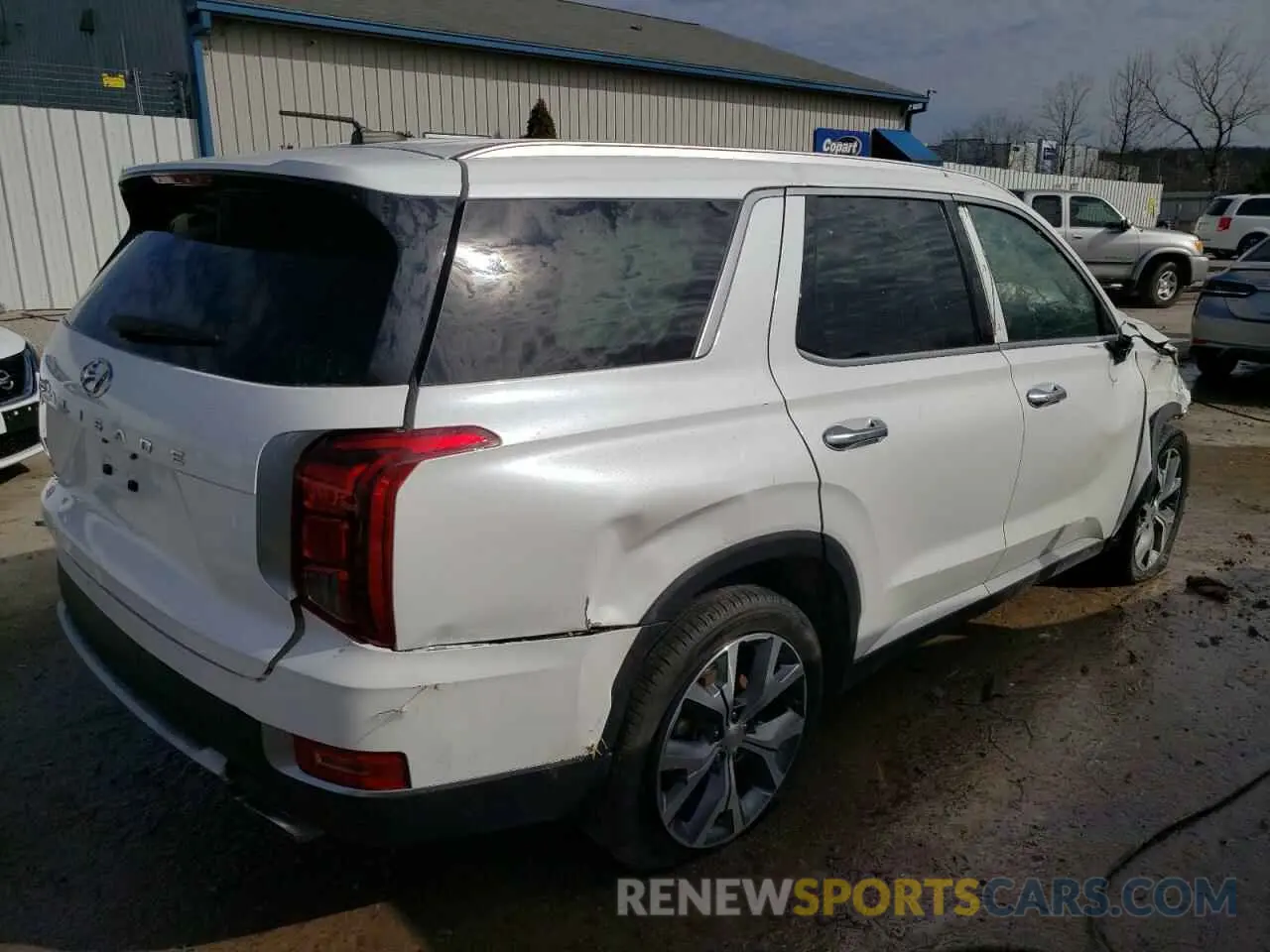 3 Фотография поврежденного автомобиля KM8R34HE3MU193504 HYUNDAI PALISADE 2021