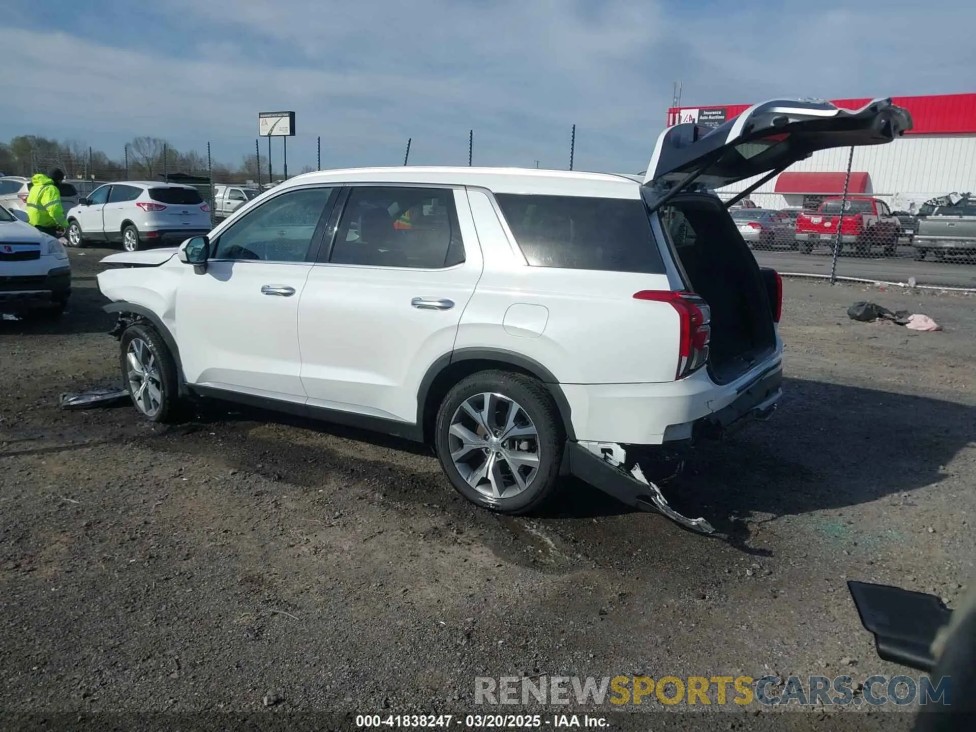3 Фотография поврежденного автомобиля KM8R34HE9MU321177 HYUNDAI PALISADE 2021