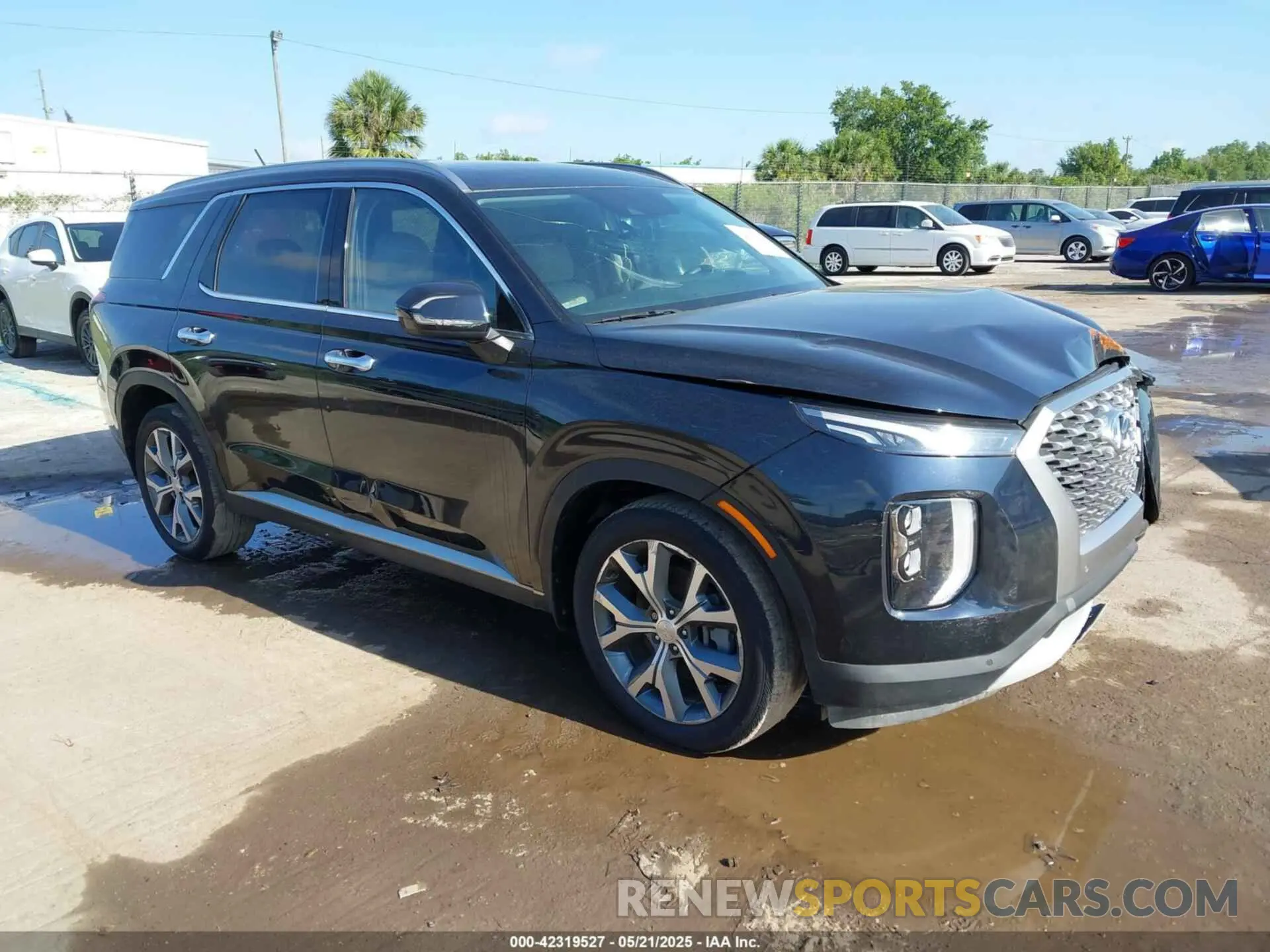 1 Фотография поврежденного автомобиля KM8R34HEXMU227132 HYUNDAI PALISADE 2021
