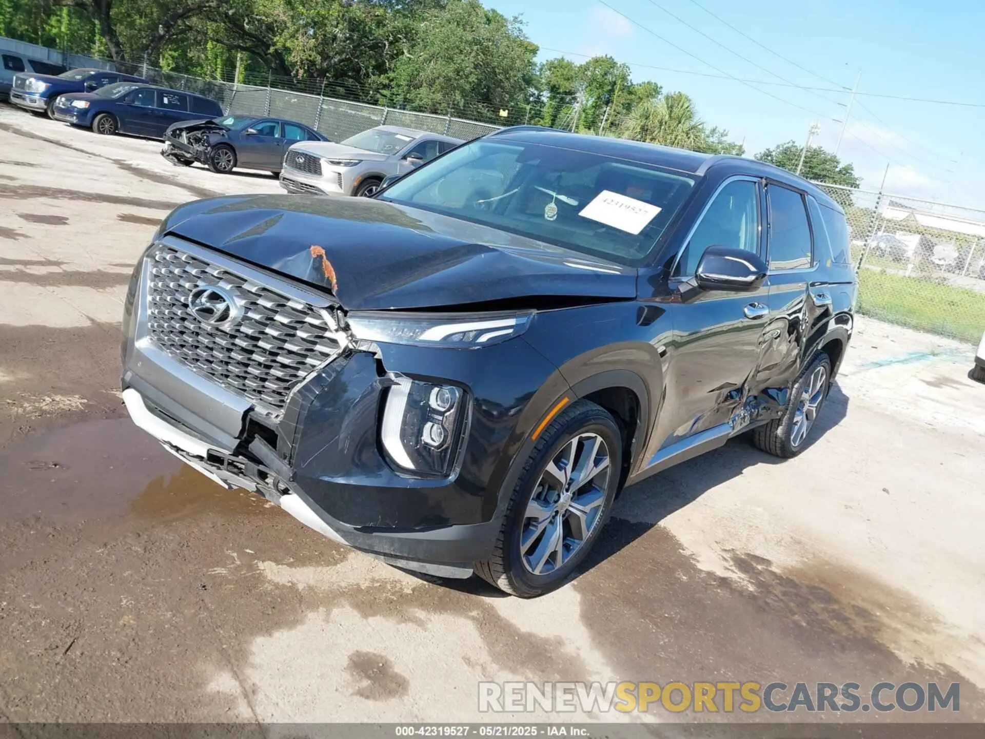 2 Фотография поврежденного автомобиля KM8R34HEXMU227132 HYUNDAI PALISADE 2021
