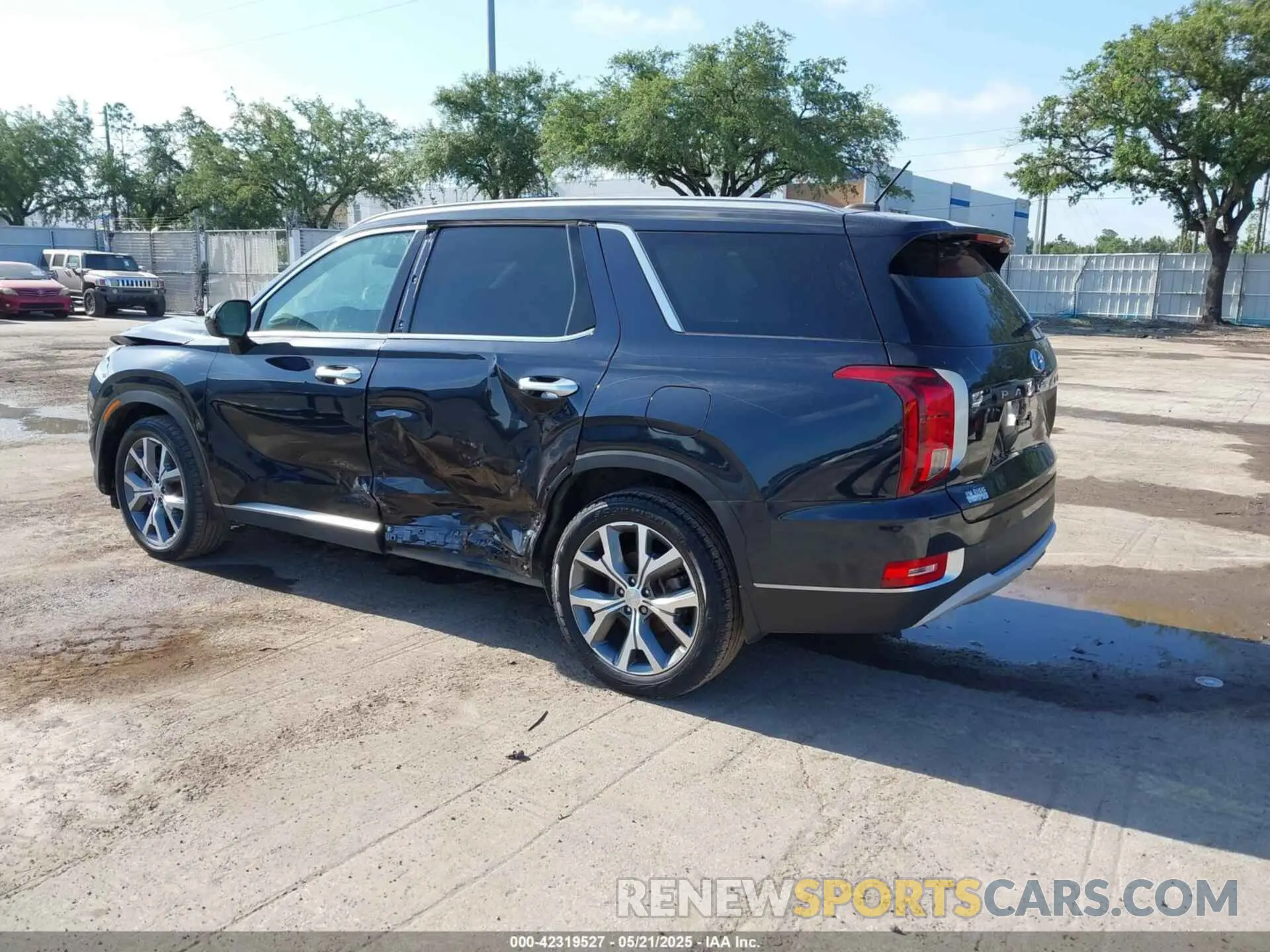 3 Фотография поврежденного автомобиля KM8R34HEXMU227132 HYUNDAI PALISADE 2021