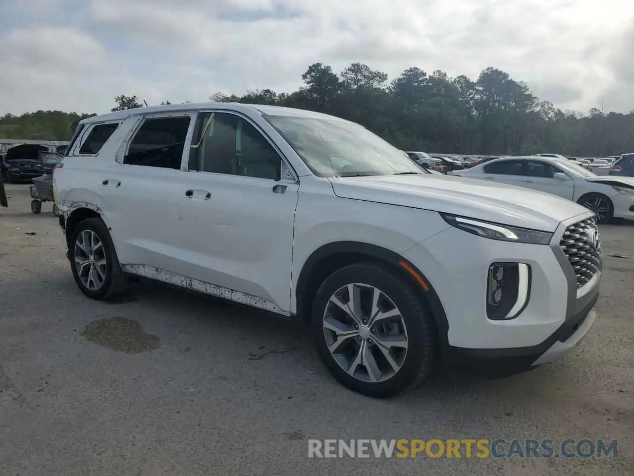 4 Photograph of a damaged car KM8R3DHE5MU241603 HYUNDAI PALISADE 2021