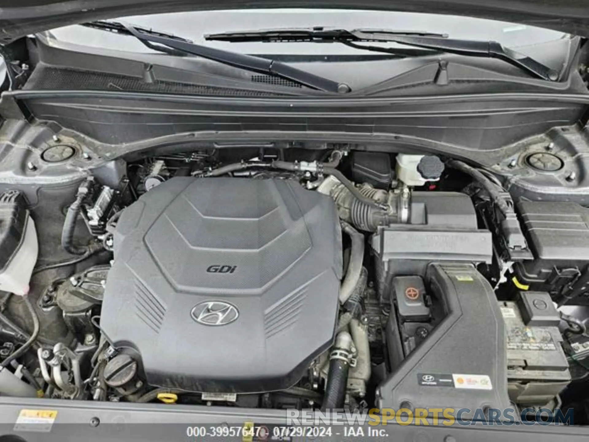 10 Photograph of a damaged car KM8R3DHE6MU309956 HYUNDAI PALISADE 2021