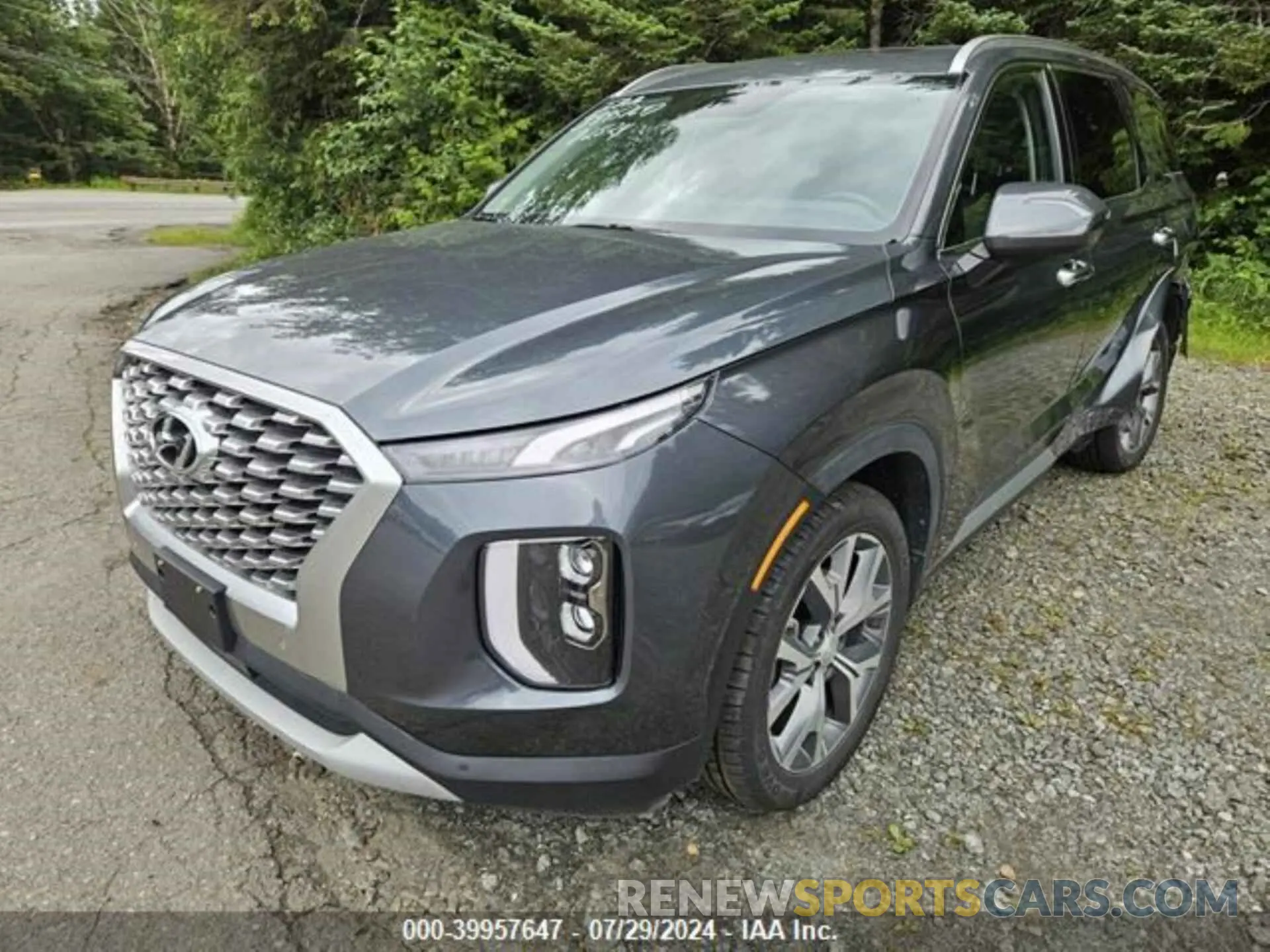 2 Photograph of a damaged car KM8R3DHE6MU309956 HYUNDAI PALISADE 2021