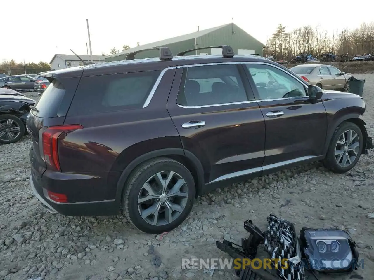 3 Фотография поврежденного автомобиля KM8R3DHE7MU232868 HYUNDAI PALISADE 2021
