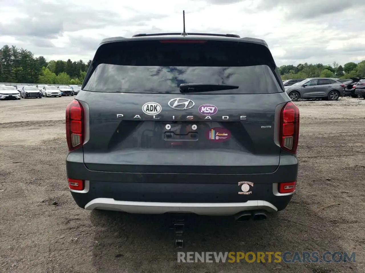 6 Photograph of a damaged car KM8R3DHEXMU202831 HYUNDAI PALISADE 2021