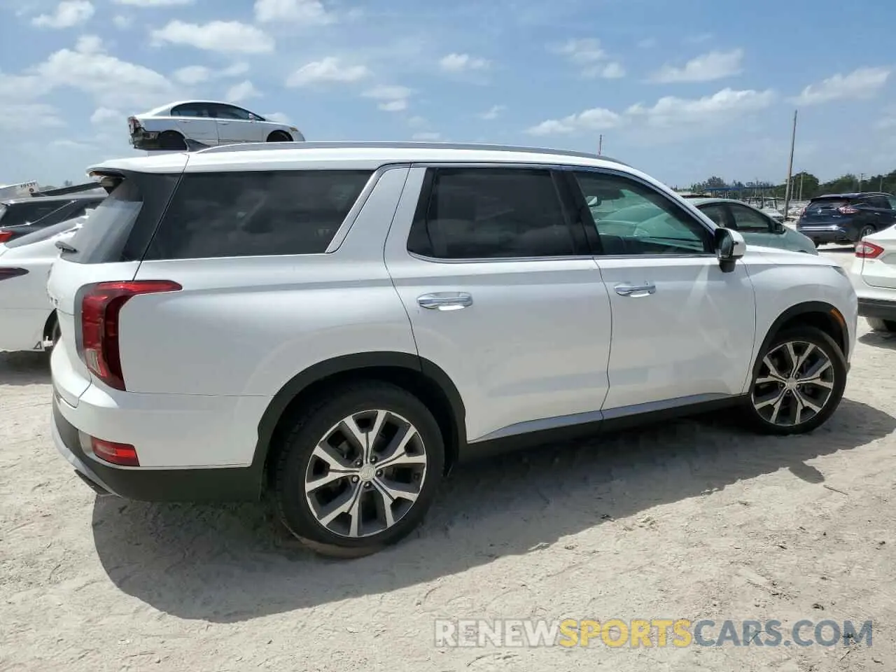 3 Фотография поврежденного автомобиля KM8R44HE0MU245233 HYUNDAI PALISADE 2021