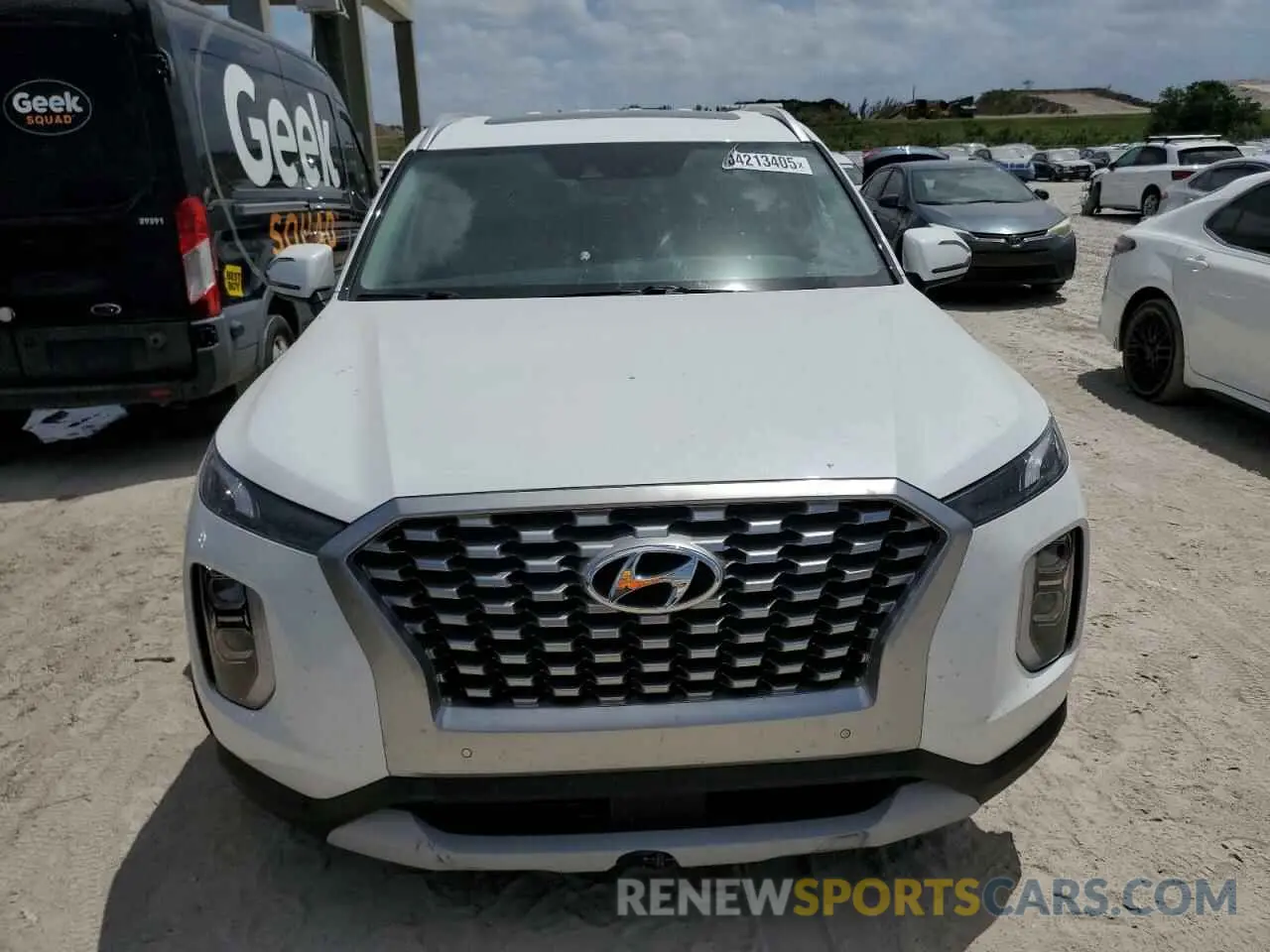 5 Фотография поврежденного автомобиля KM8R44HE0MU245233 HYUNDAI PALISADE 2021