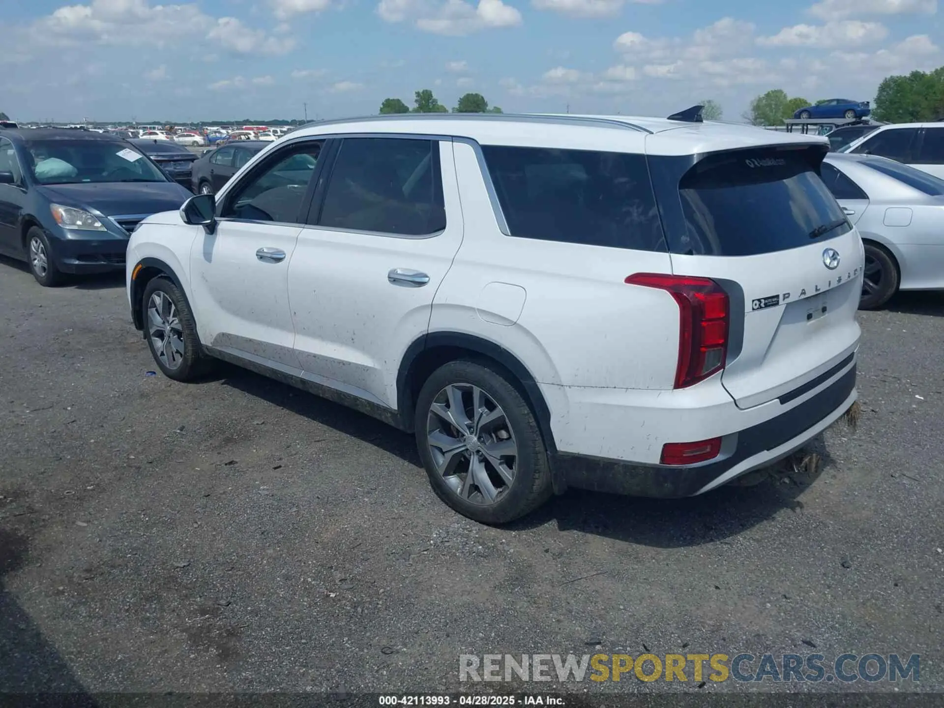 3 Photograph of a damaged car KM8R44HE1MU208515 HYUNDAI PALISADE 2021