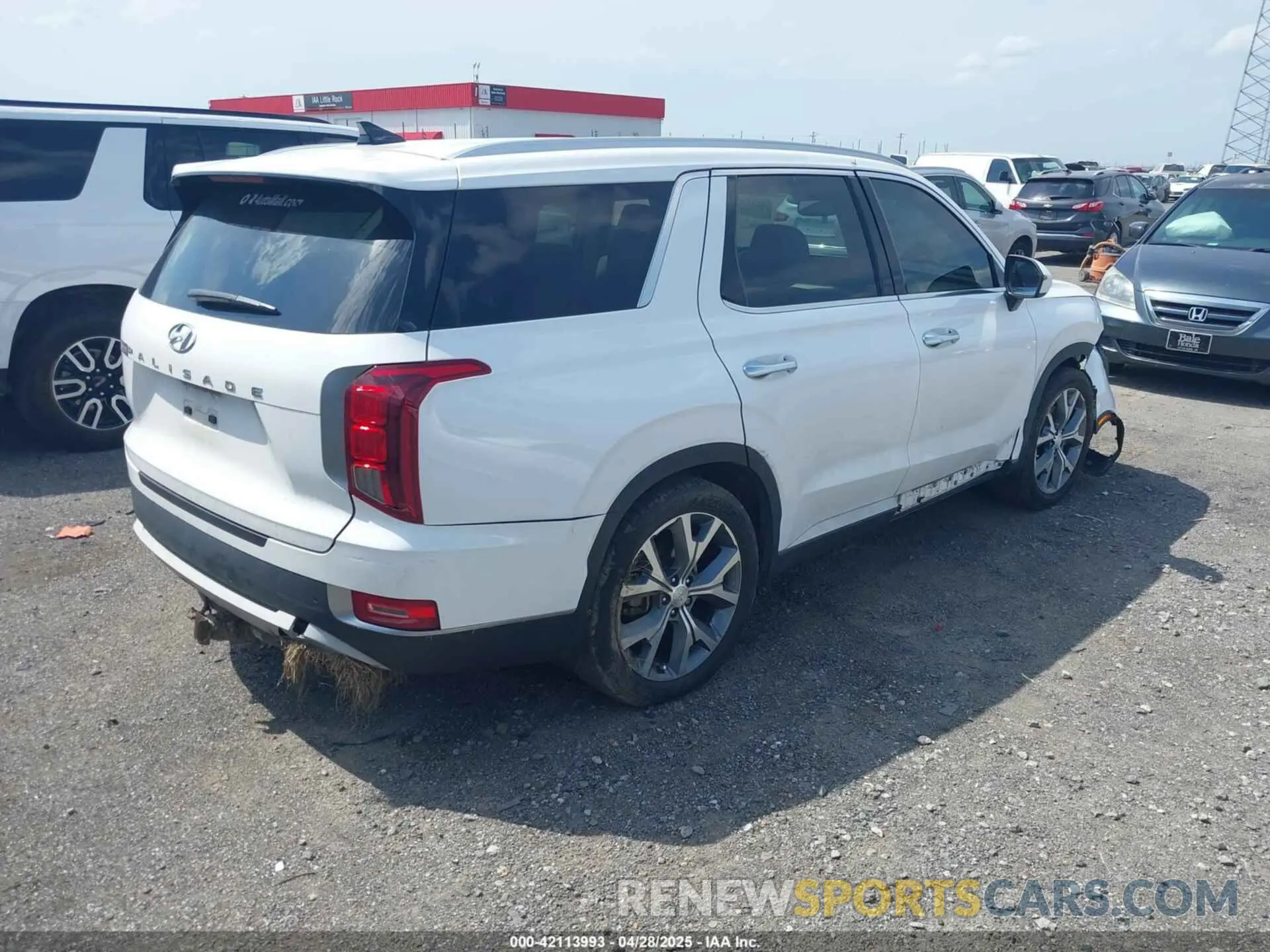 4 Photograph of a damaged car KM8R44HE1MU208515 HYUNDAI PALISADE 2021