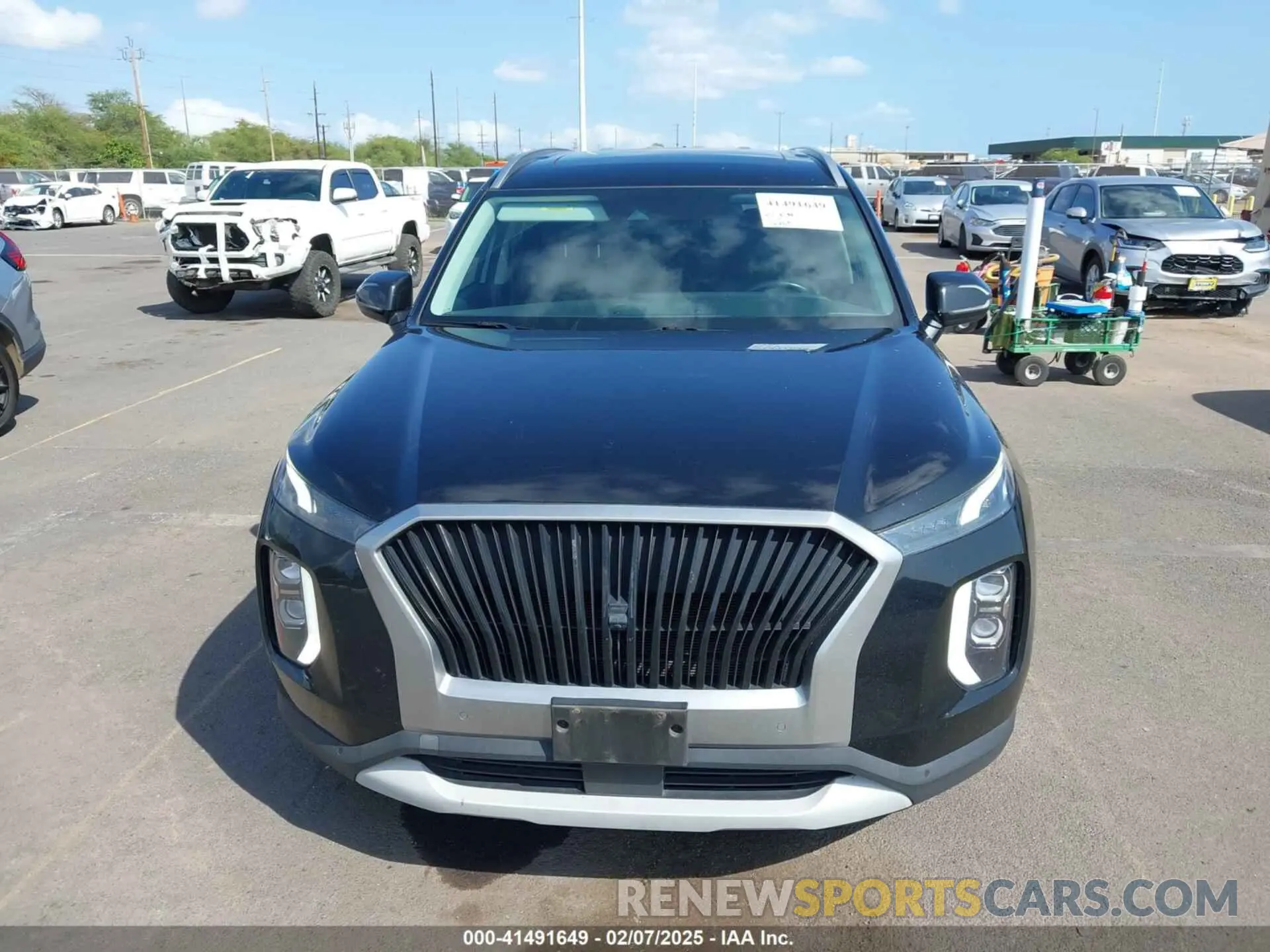12 Photograph of a damaged car KM8R44HE1MU235276 HYUNDAI PALISADE 2021