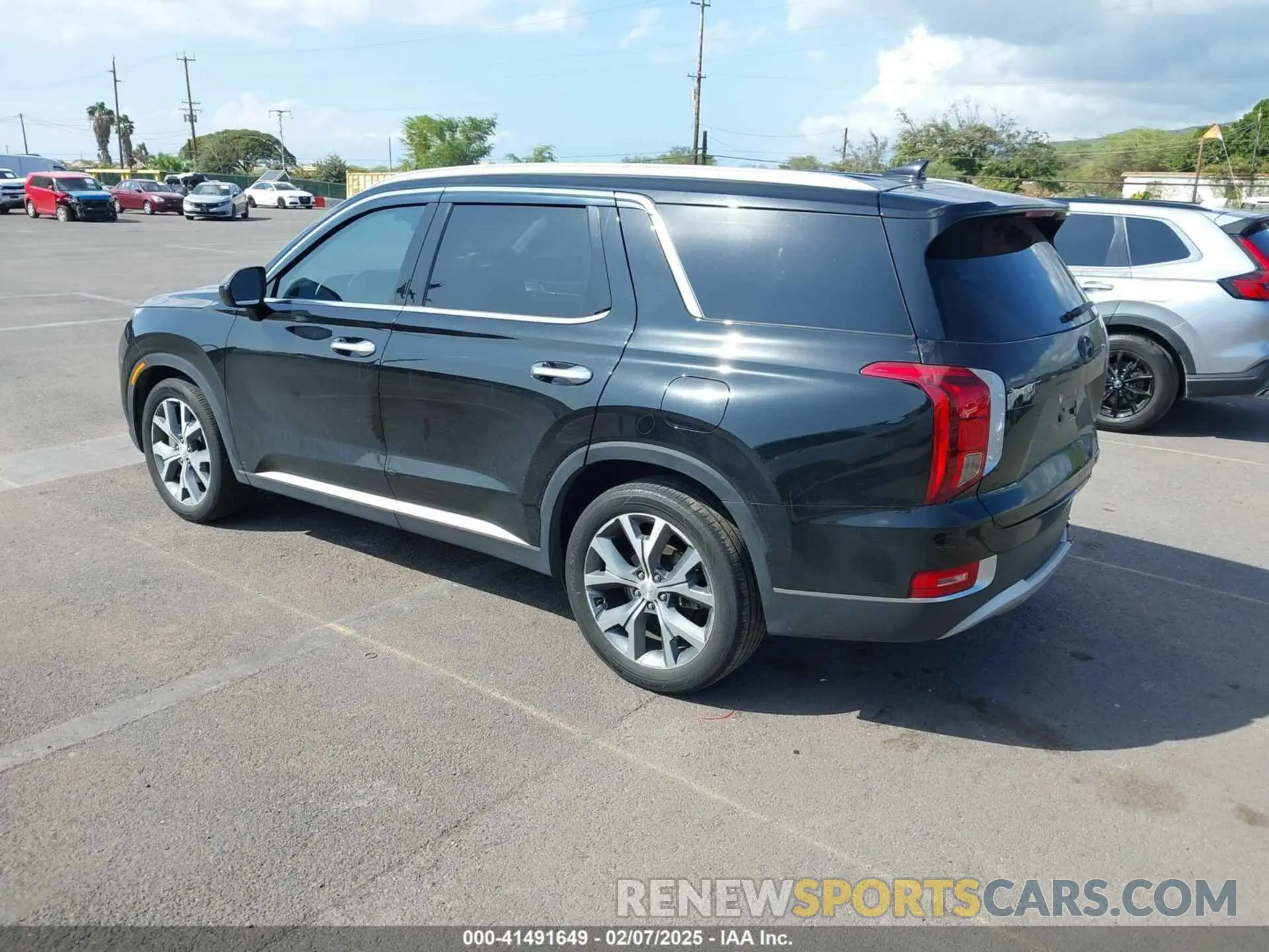 3 Photograph of a damaged car KM8R44HE1MU235276 HYUNDAI PALISADE 2021