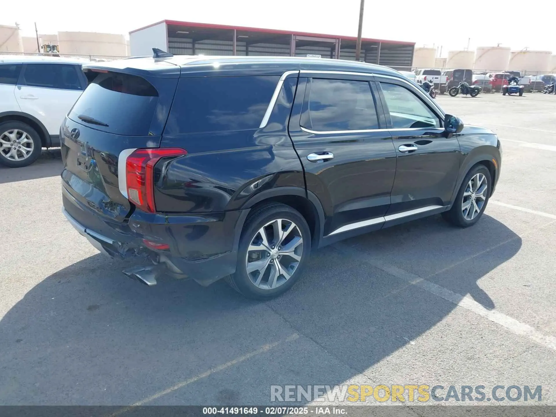 4 Photograph of a damaged car KM8R44HE1MU235276 HYUNDAI PALISADE 2021