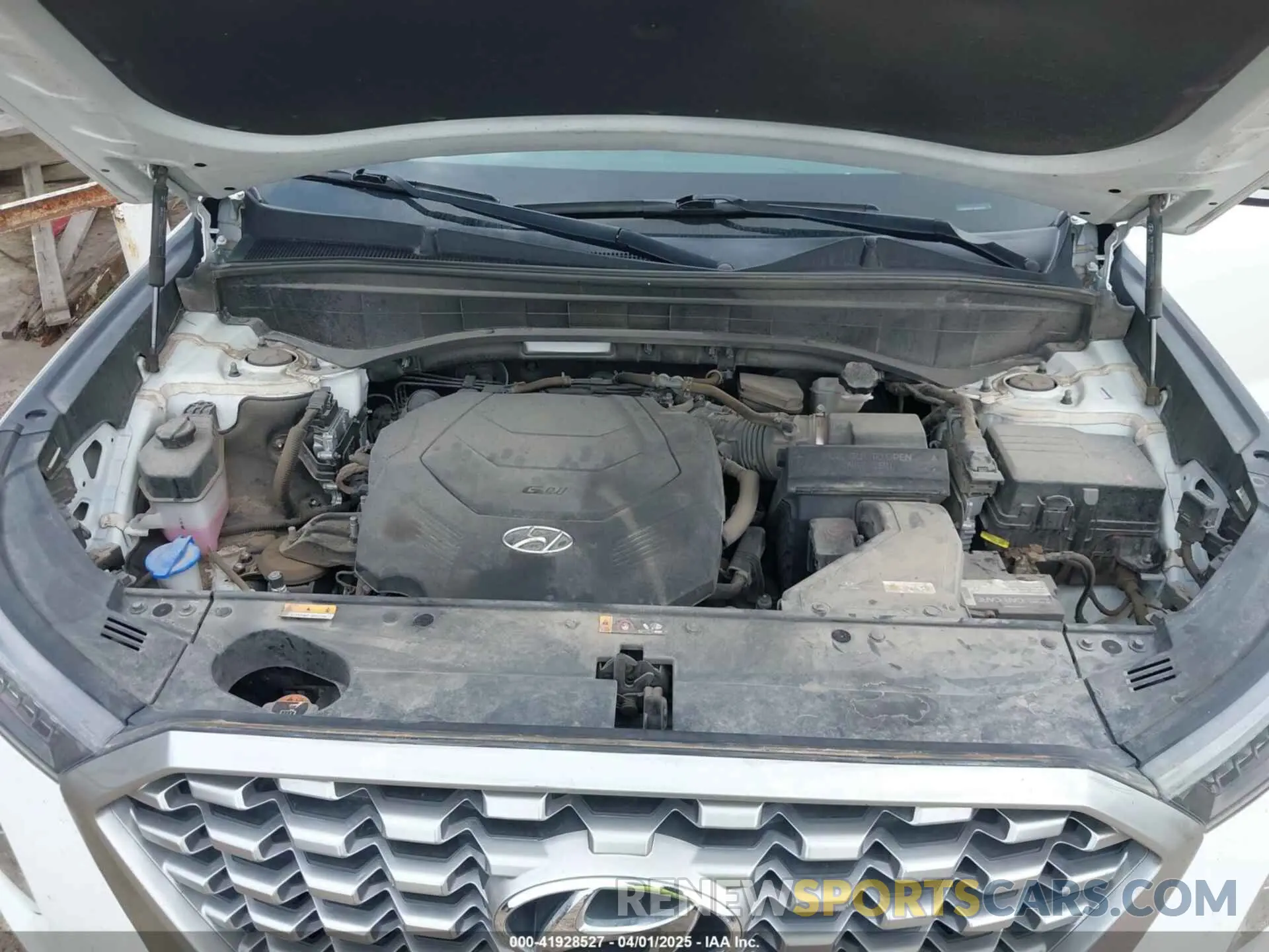 10 Photograph of a damaged car KM8R44HE1MU268343 HYUNDAI PALISADE 2021