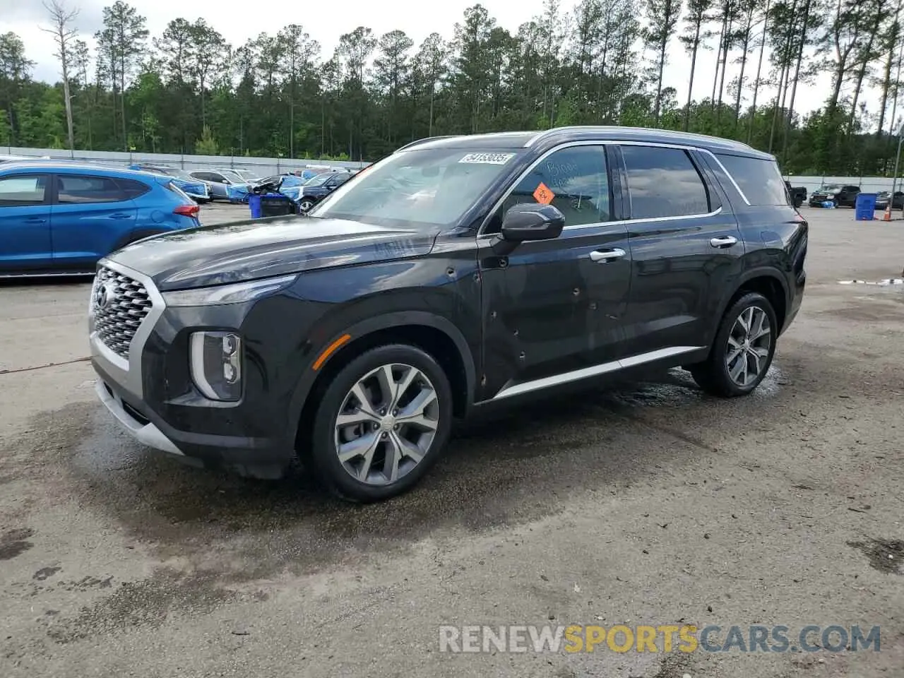 1 Фотография поврежденного автомобиля KM8R44HE4MU255845 HYUNDAI PALISADE 2021