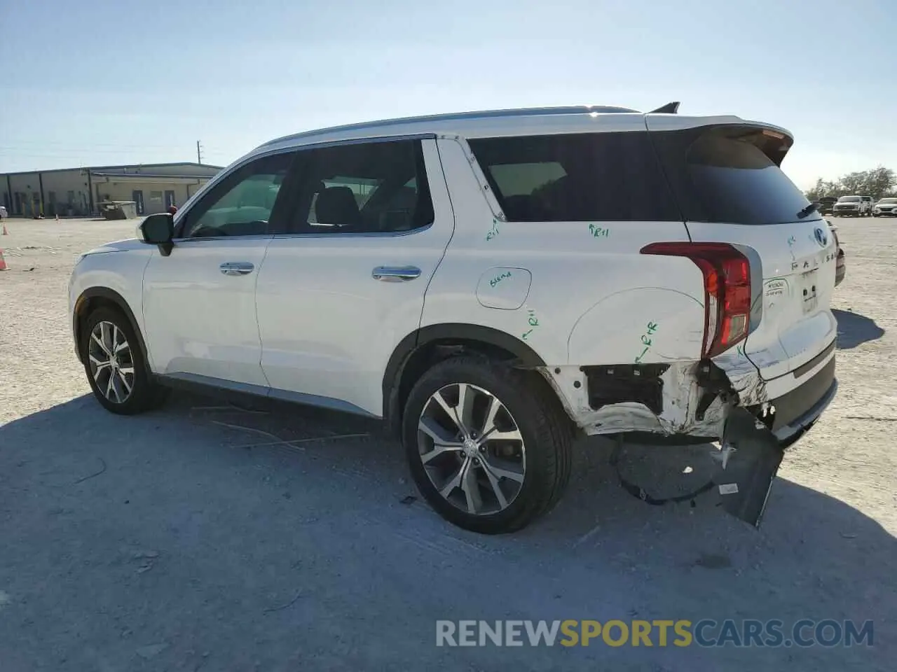 2 Photograph of a damaged car KM8R44HE7MU288063 HYUNDAI PALISADE 2021