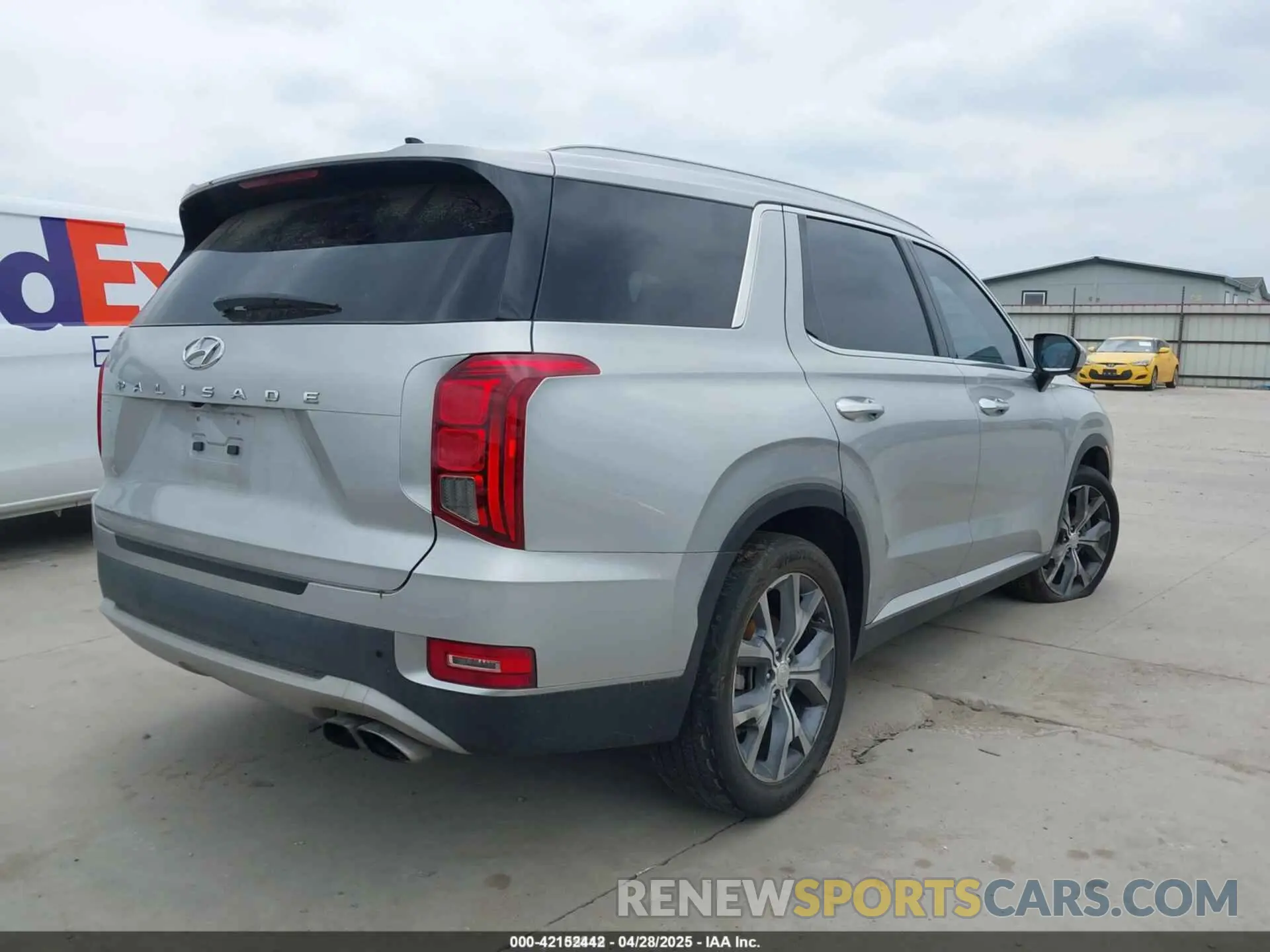 4 Фотография поврежденного автомобиля KM8R44HE9MU305235 HYUNDAI PALISADE 2021