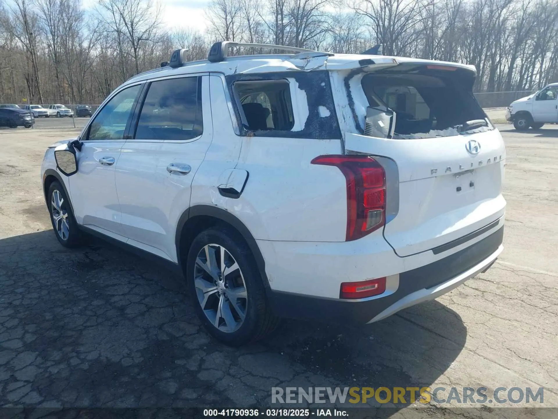 3 Фотография поврежденного автомобиля KM8R4DHE1MU233110 HYUNDAI PALISADE 2021