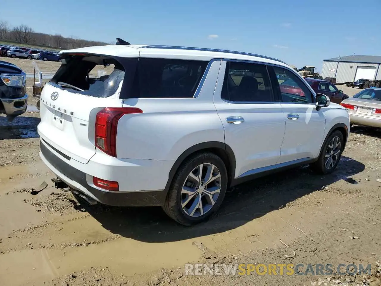 3 Фотография поврежденного автомобиля KM8R4DHE5MU195462 HYUNDAI PALISADE 2021