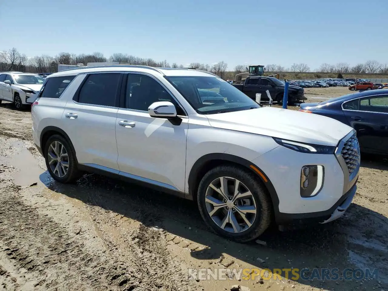 4 Фотография поврежденного автомобиля KM8R4DHE5MU195462 HYUNDAI PALISADE 2021