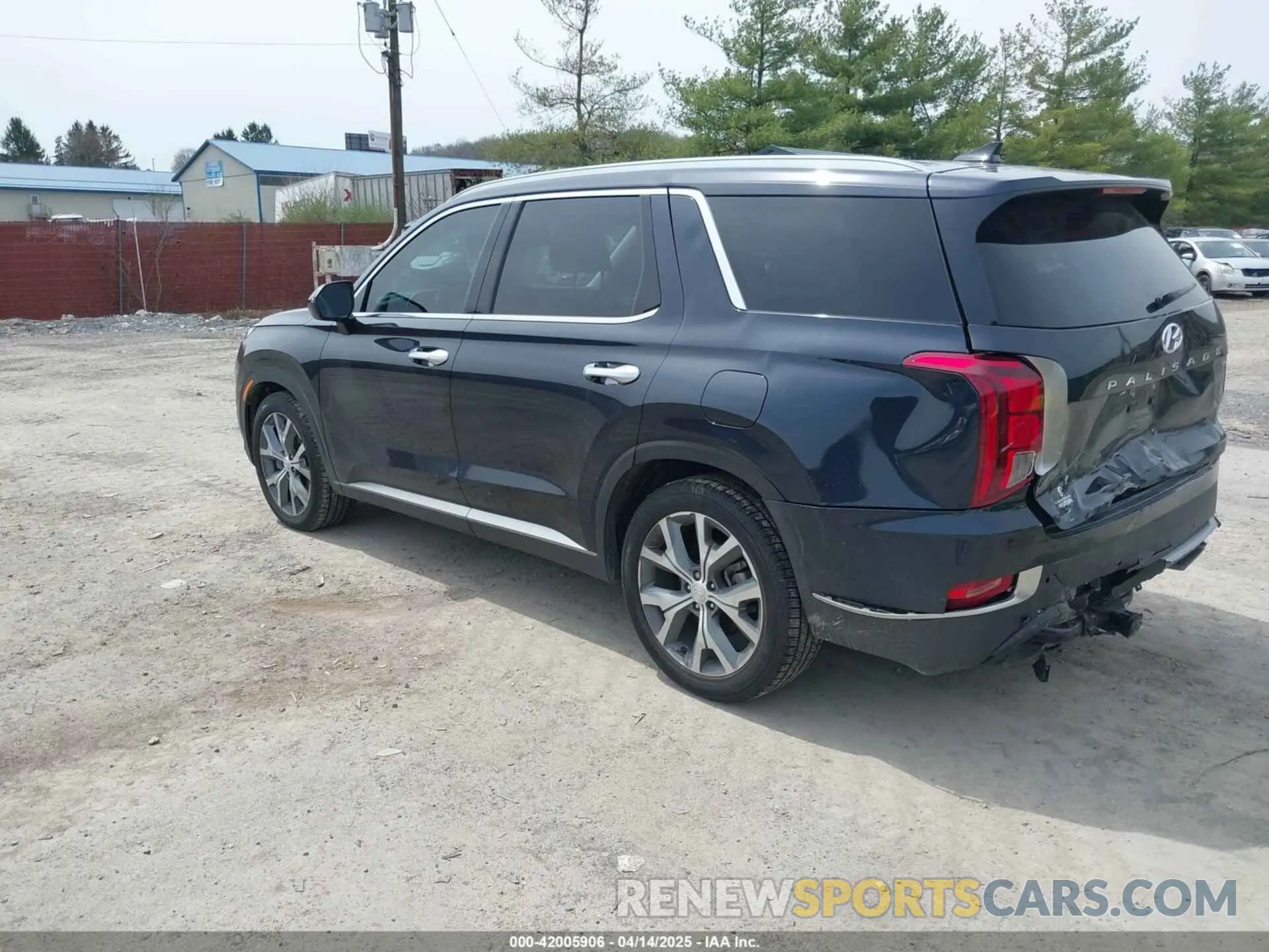 3 Фотография поврежденного автомобиля KM8R4DHE6MU225262 HYUNDAI PALISADE 2021