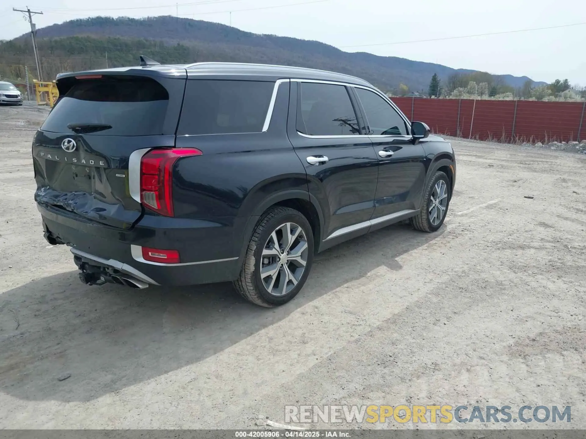 4 Фотография поврежденного автомобиля KM8R4DHE6MU225262 HYUNDAI PALISADE 2021
