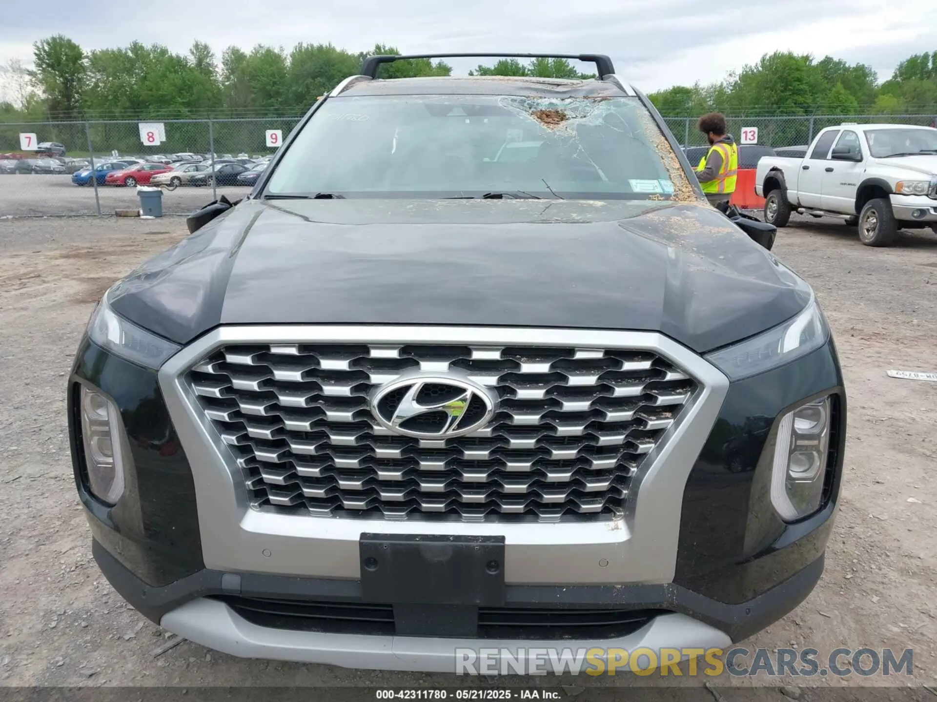 12 Фотография поврежденного автомобиля KM8R4DHE7MU192465 HYUNDAI PALISADE 2021