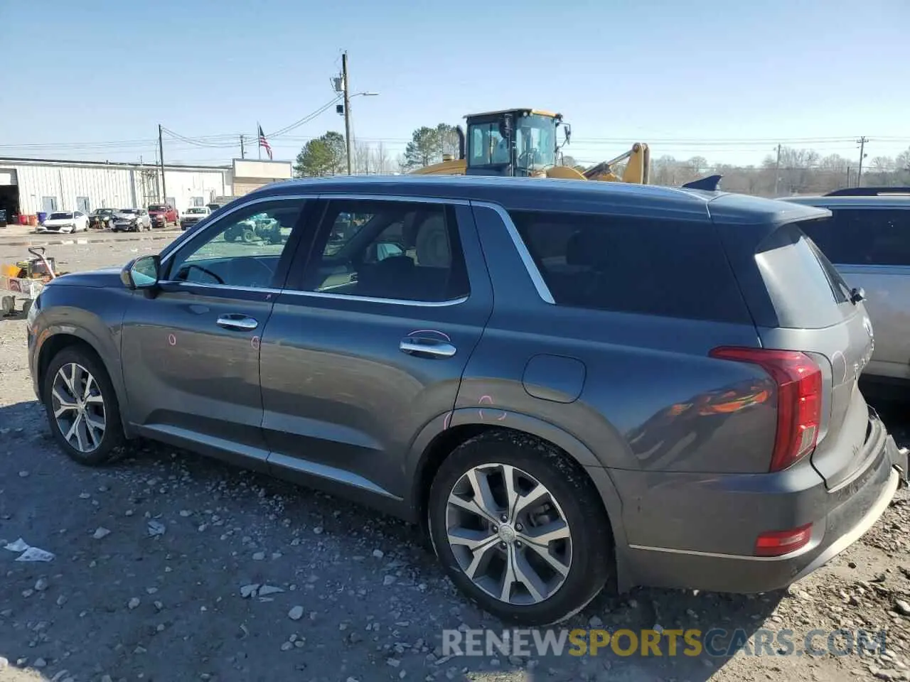 2 Photograph of a damaged car KM8R54HE5MU271453 HYUNDAI PALISADE 2021