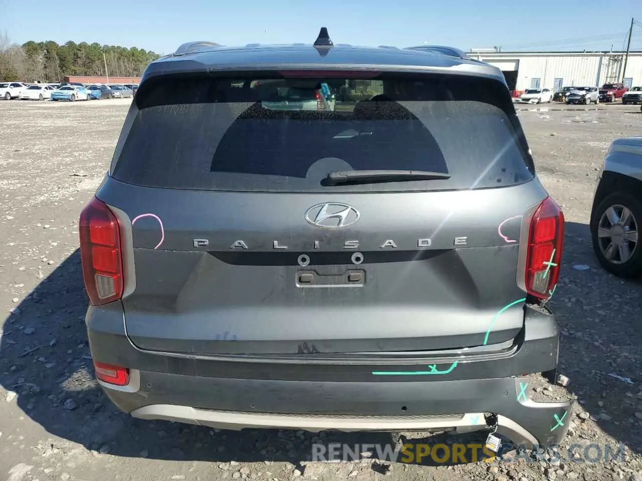 6 Photograph of a damaged car KM8R54HE5MU271453 HYUNDAI PALISADE 2021